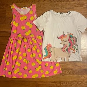 H&M Outfit Bundle: Dress and Shirt size 6/7